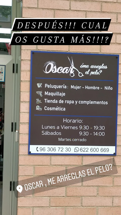 Oscar Me Arreglas El Pelo | Peluquería en Valencia / Valencia