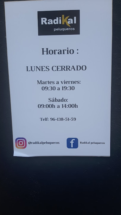 Radikal Peluqueros | Peluqueria en Paterna / Valencia