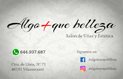 Algo + Que Belleza | Centro de Estética en Vilamarxant