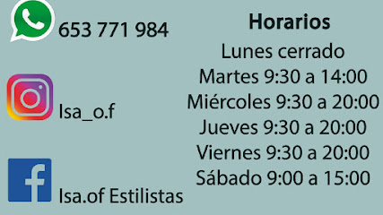 Isa.of Estilistas | Peluqueria en Elda / Alicante